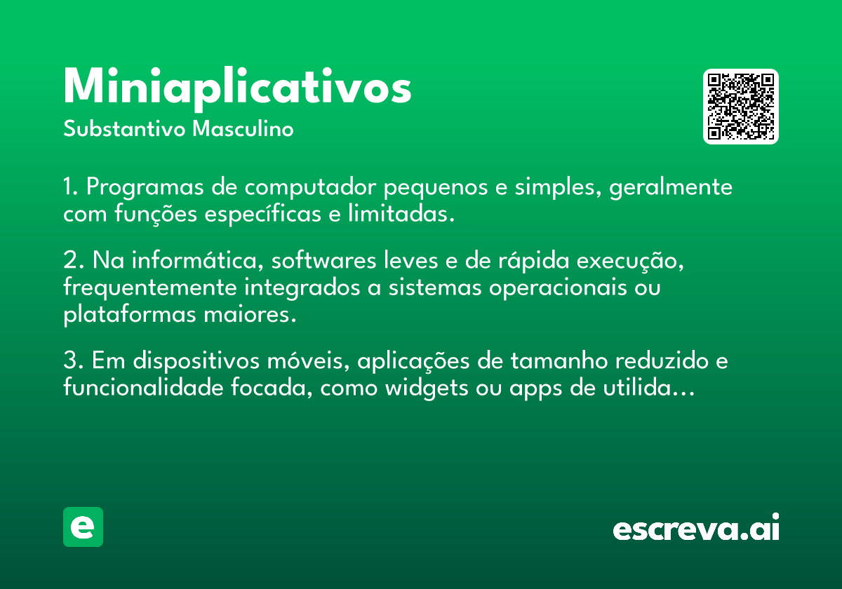 miniaplicativos