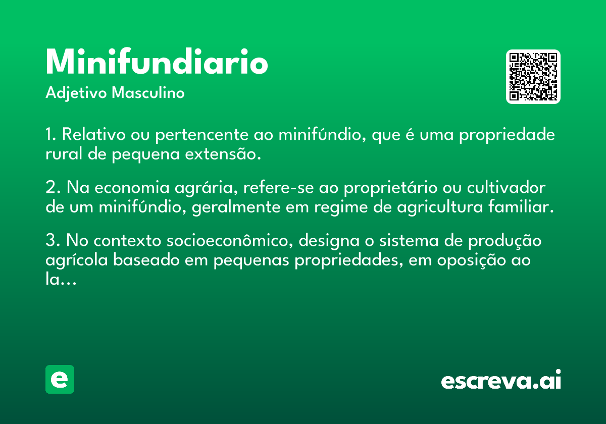 minifundiario