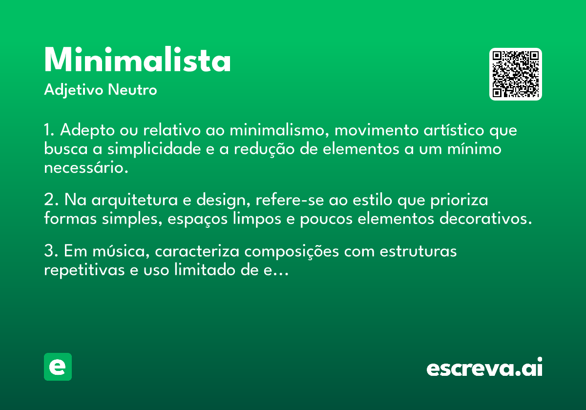 minimalista