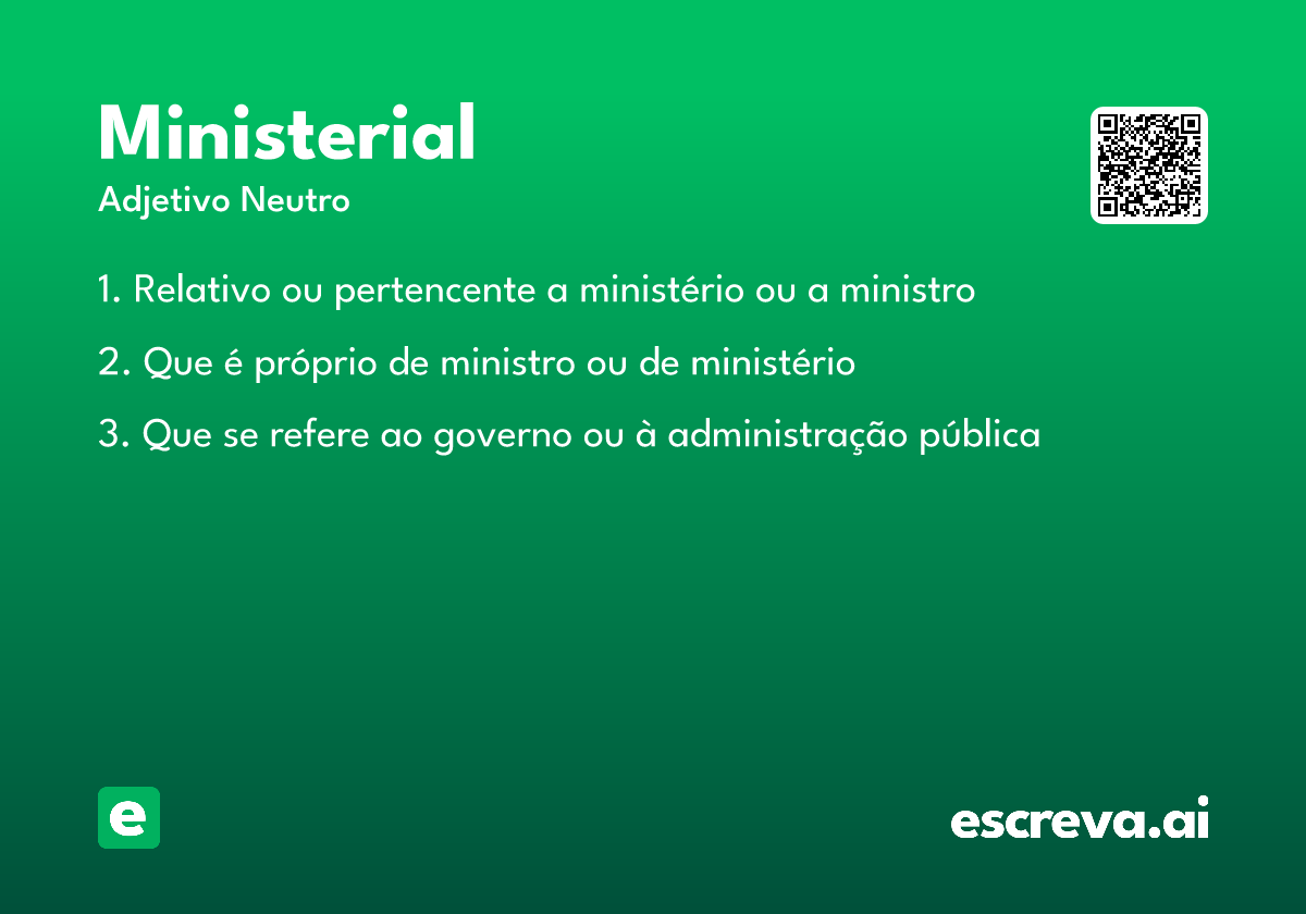 ministerial