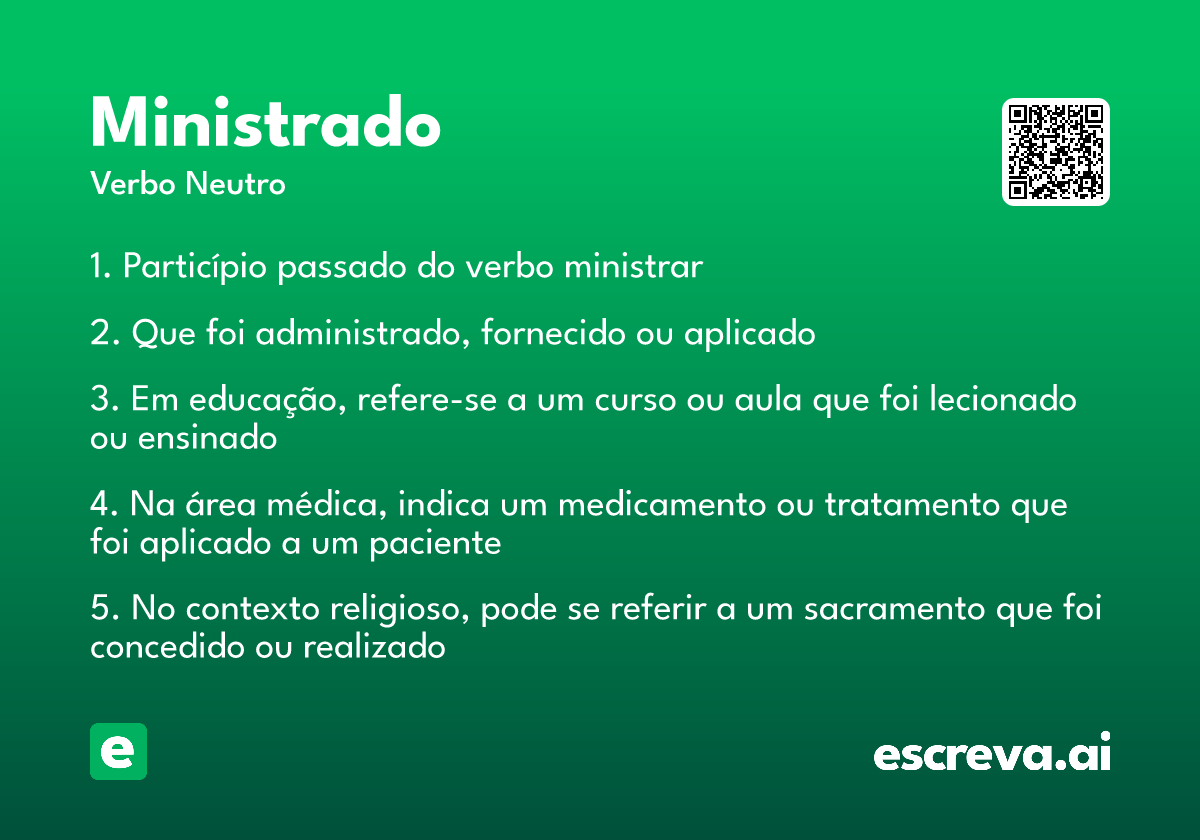 ministrado