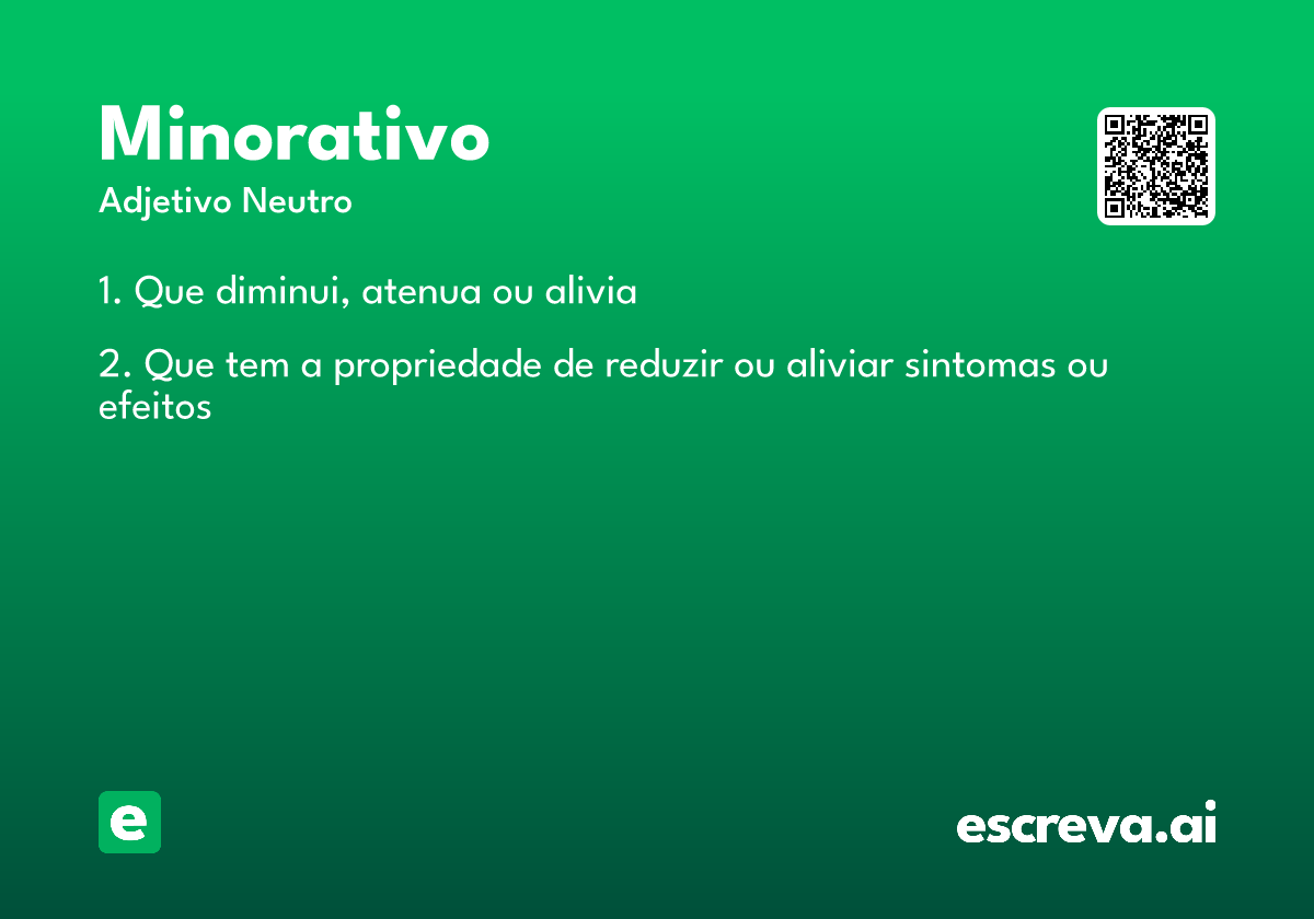 minorativo