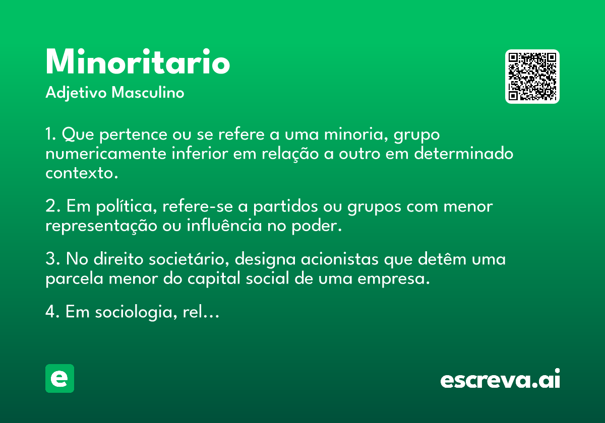 minoritario