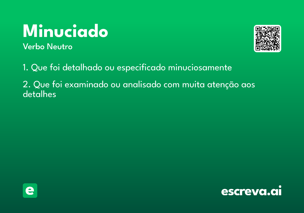 minuciado