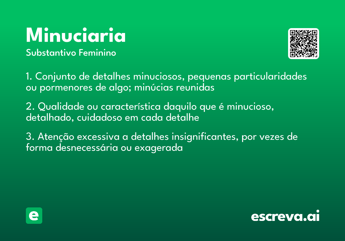 minuciaria