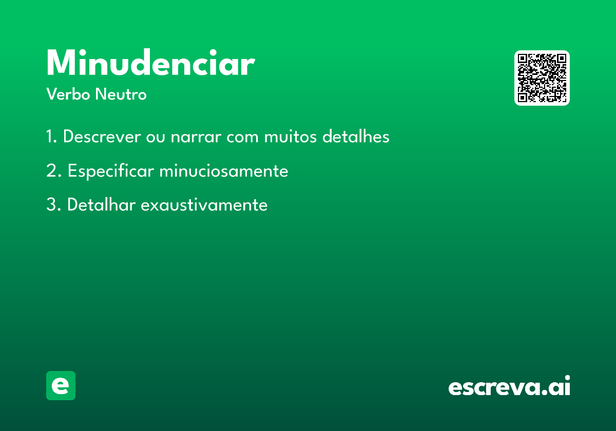 minudenciar