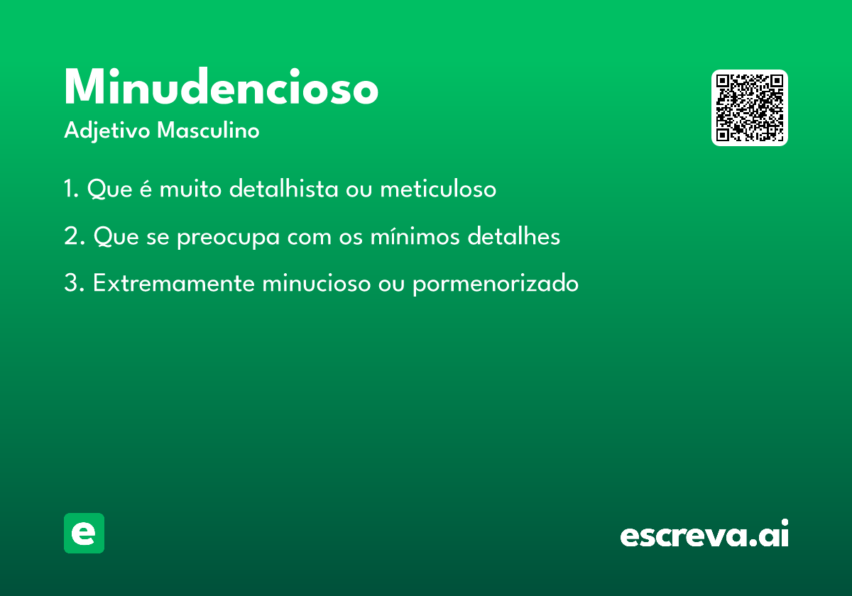minudencioso