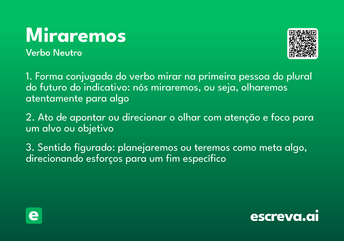 miraremos
