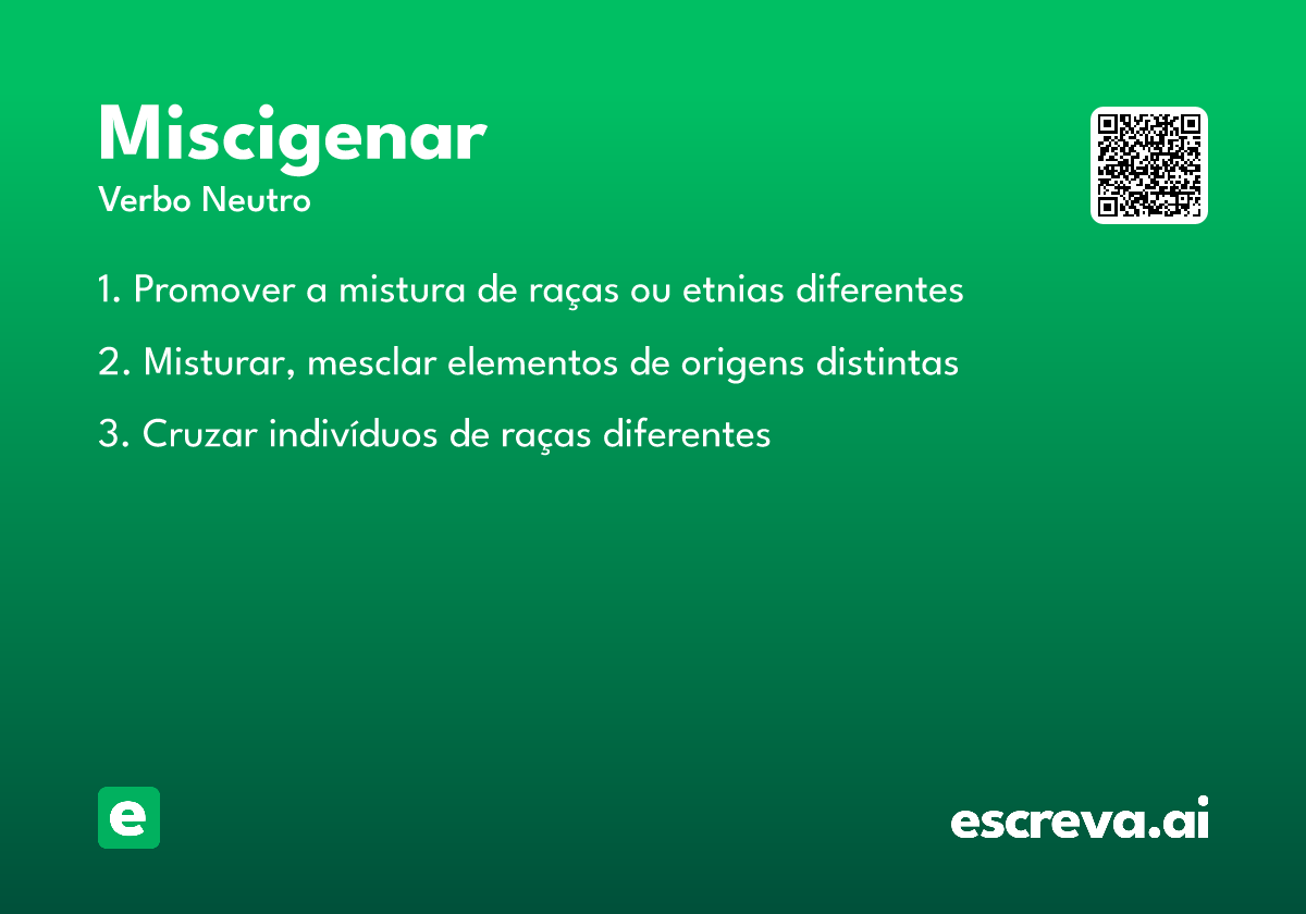 miscigenar
