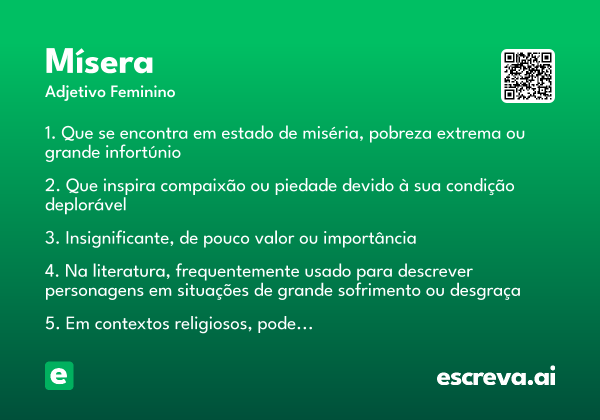 mísera