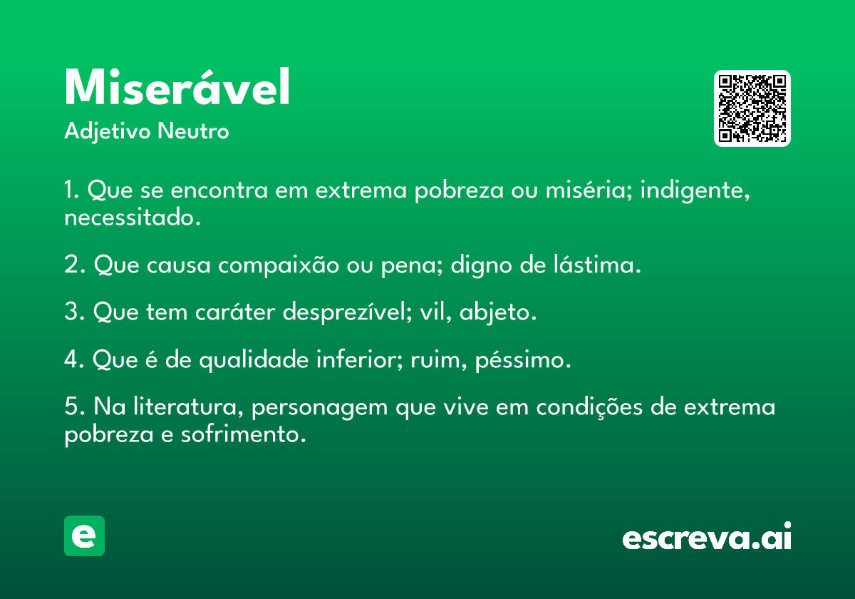 miserável