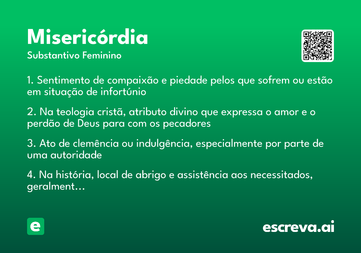 misericórdia