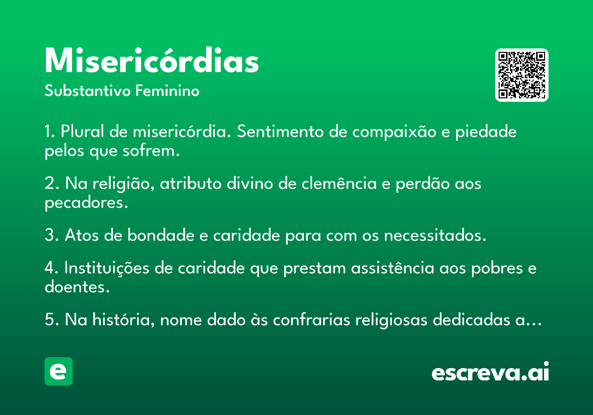 misericórdias