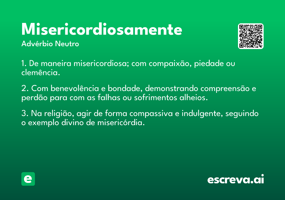 misericordiosamente