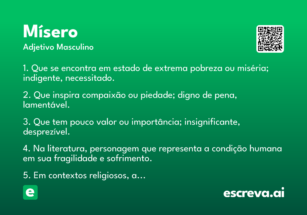 mísero