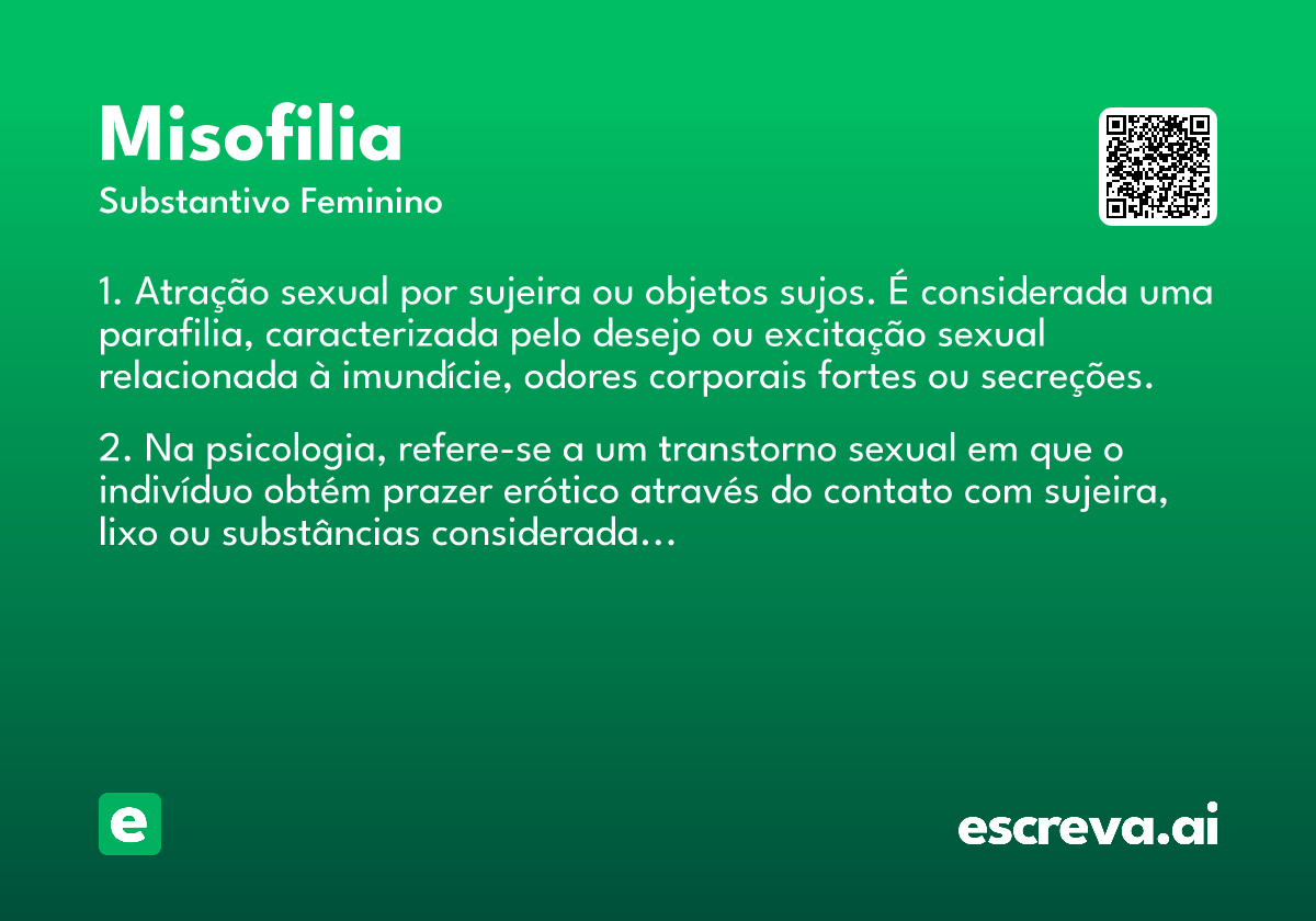 misofilia