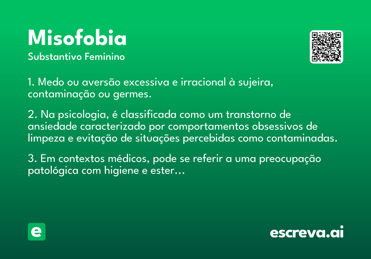 misofobia