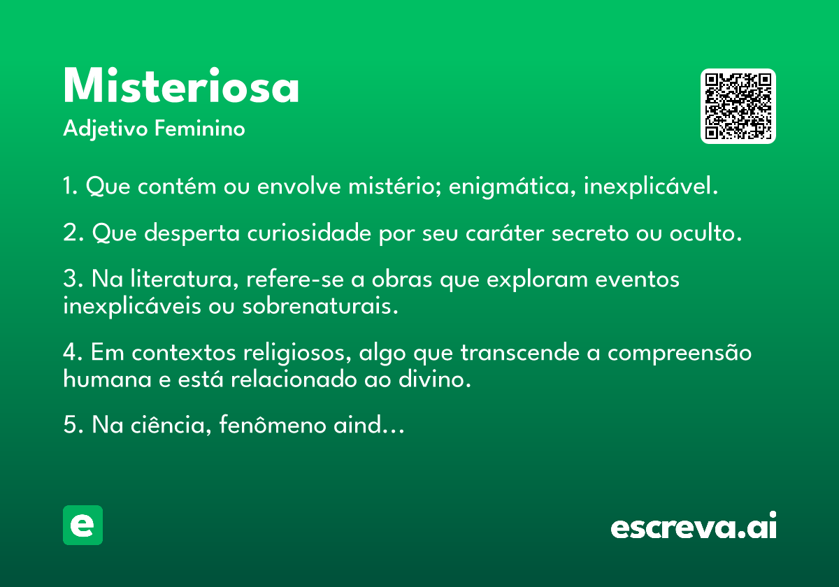 misteriosa