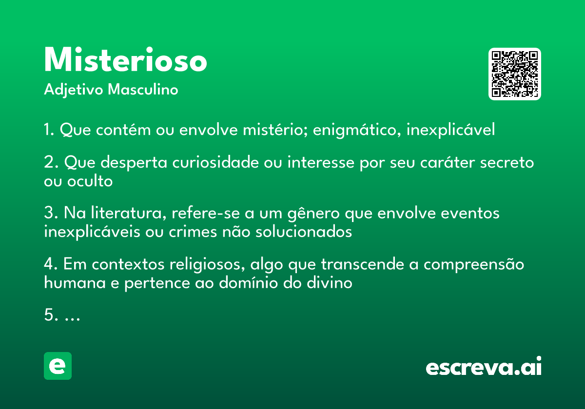 misterioso
