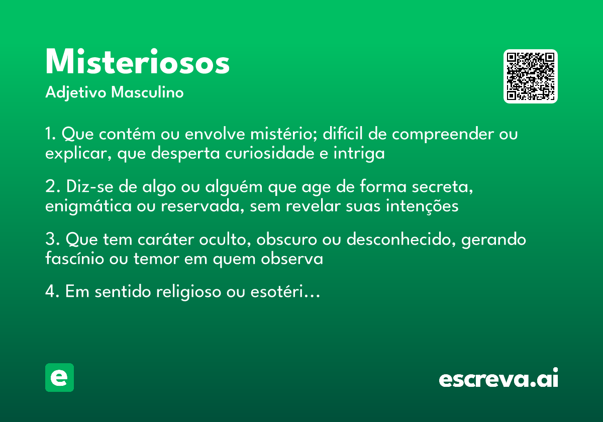 misteriosos