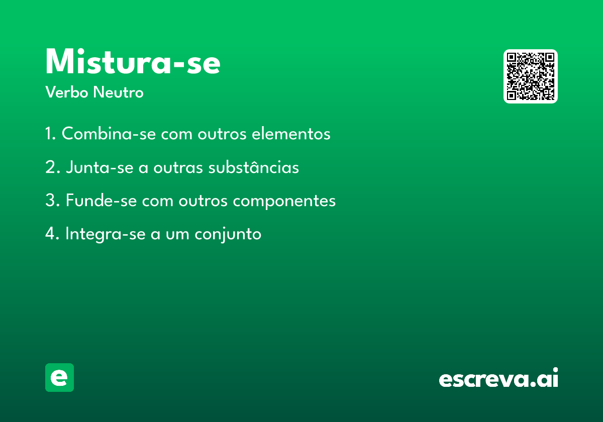 mistura-se