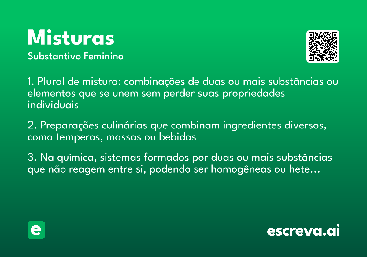 misturas