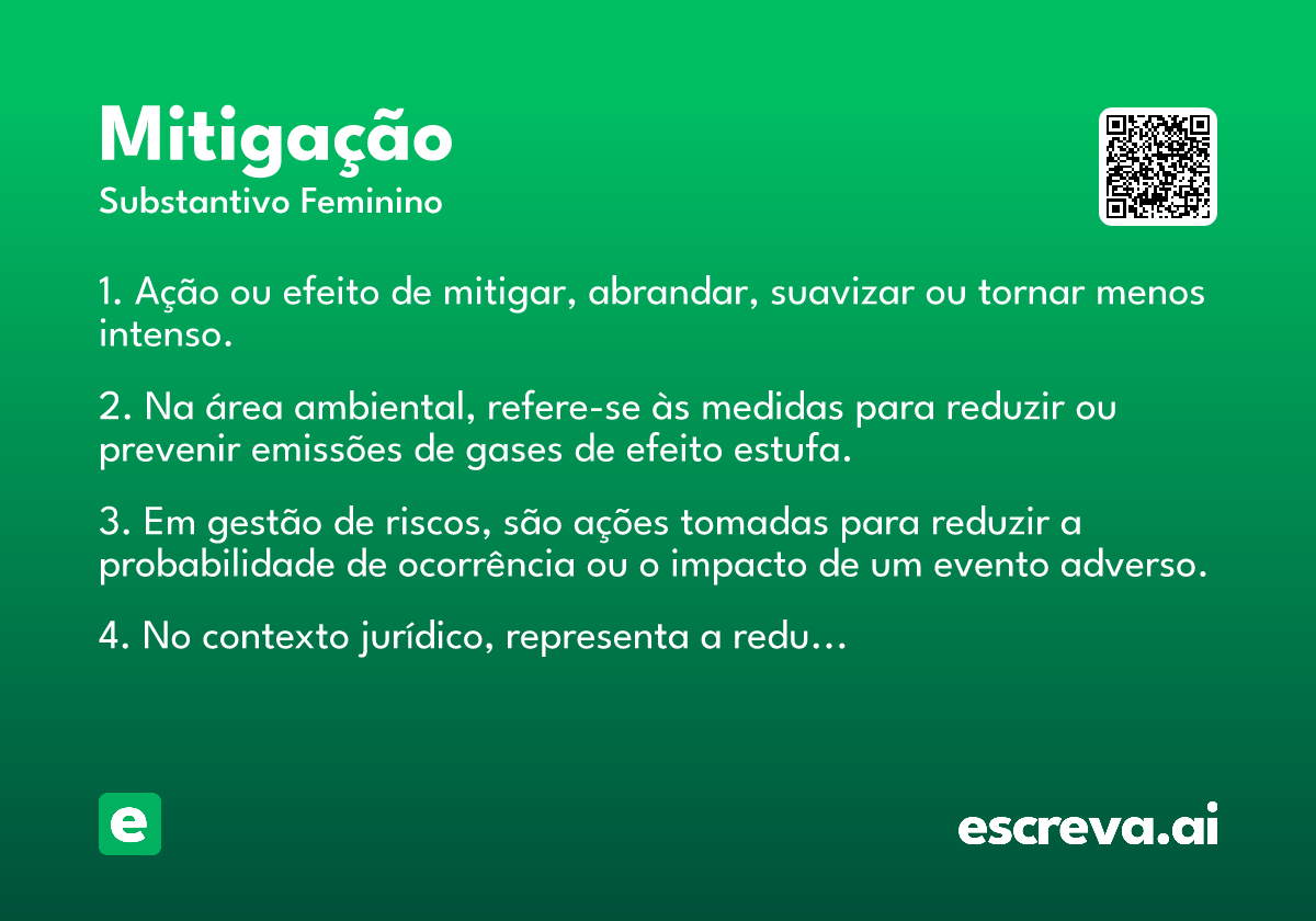 mitigação