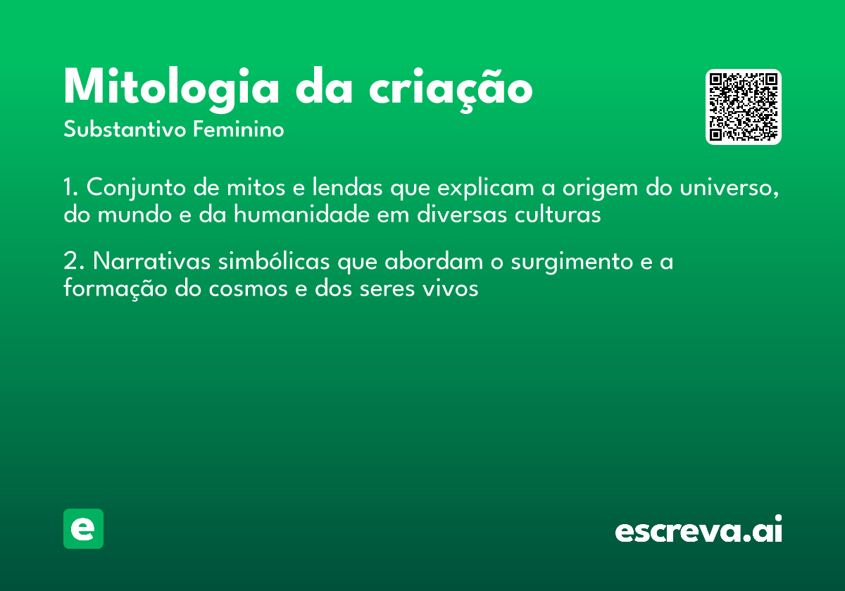 mitologia da criação