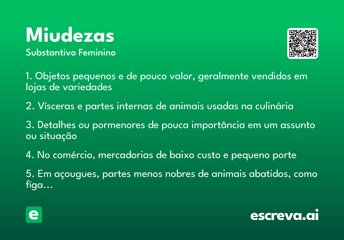 miudezas