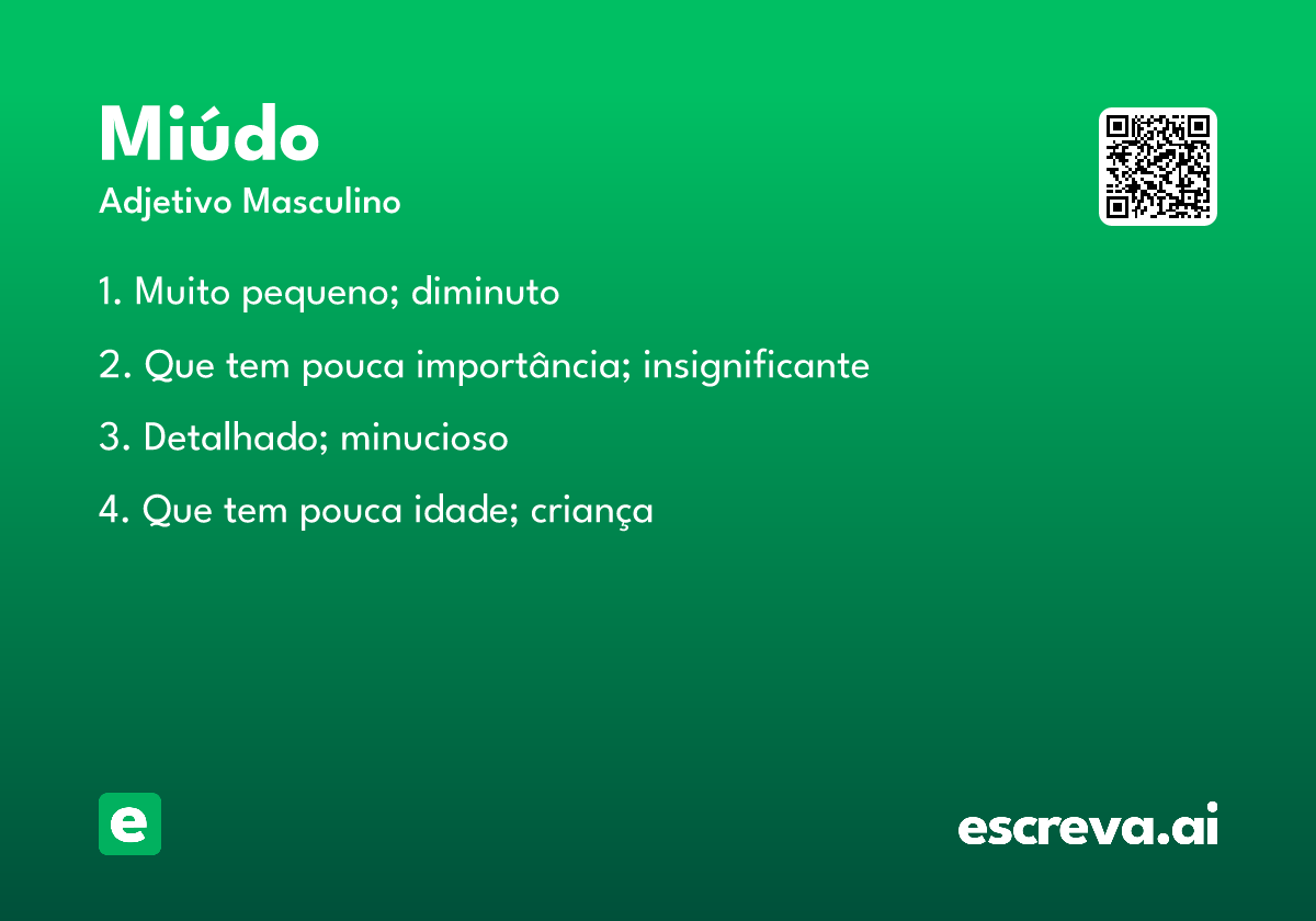 miúdo