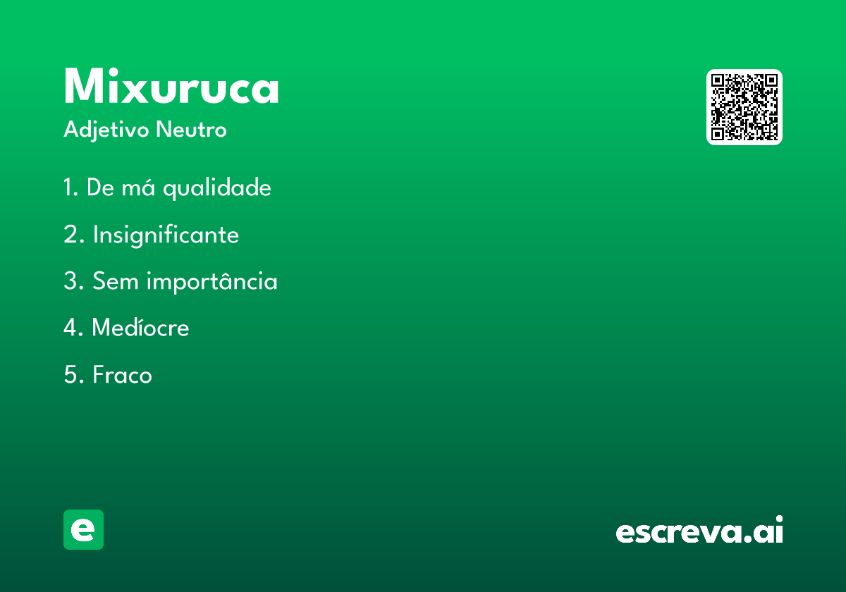 mixuruca