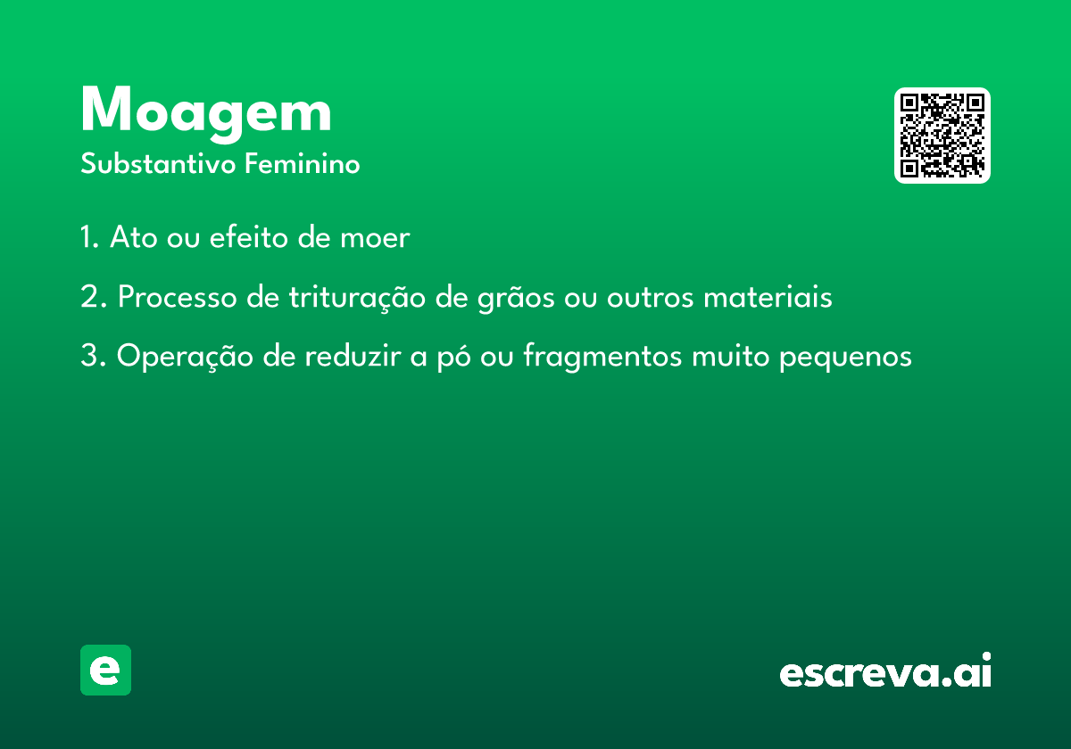 moagem