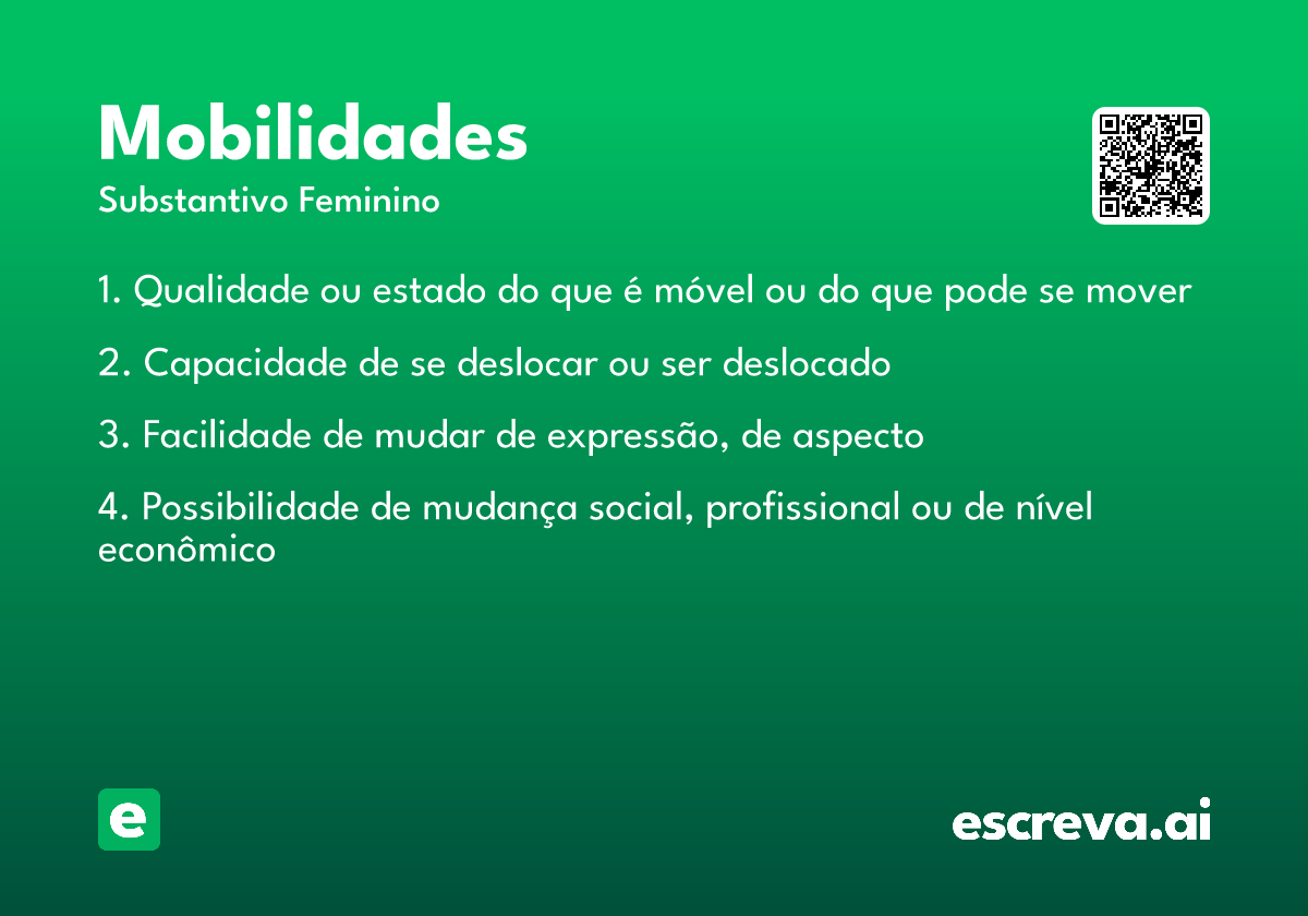 mobilidades
