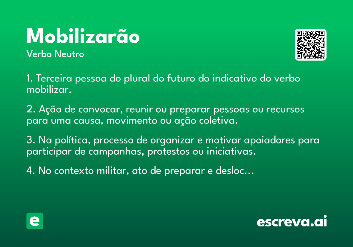 mobilizarão