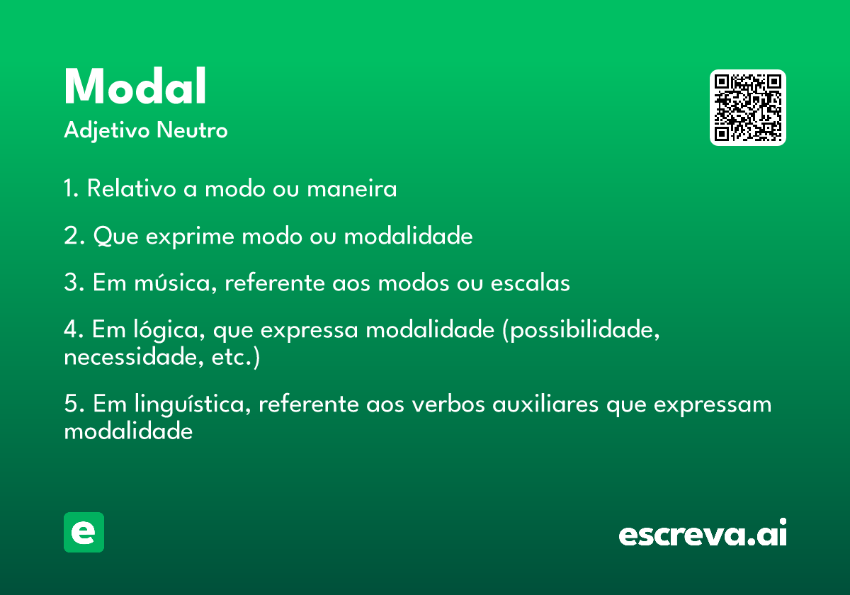 modal