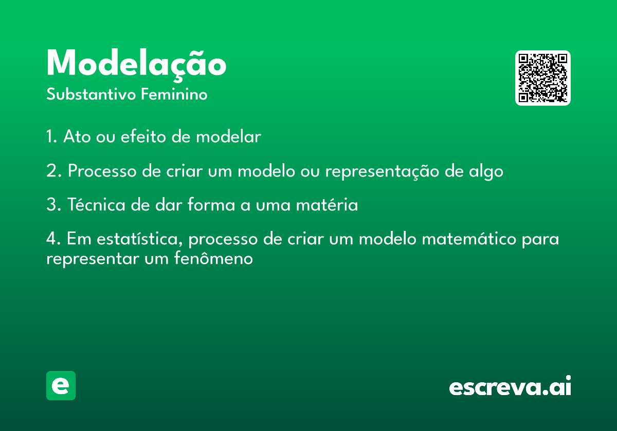modelação