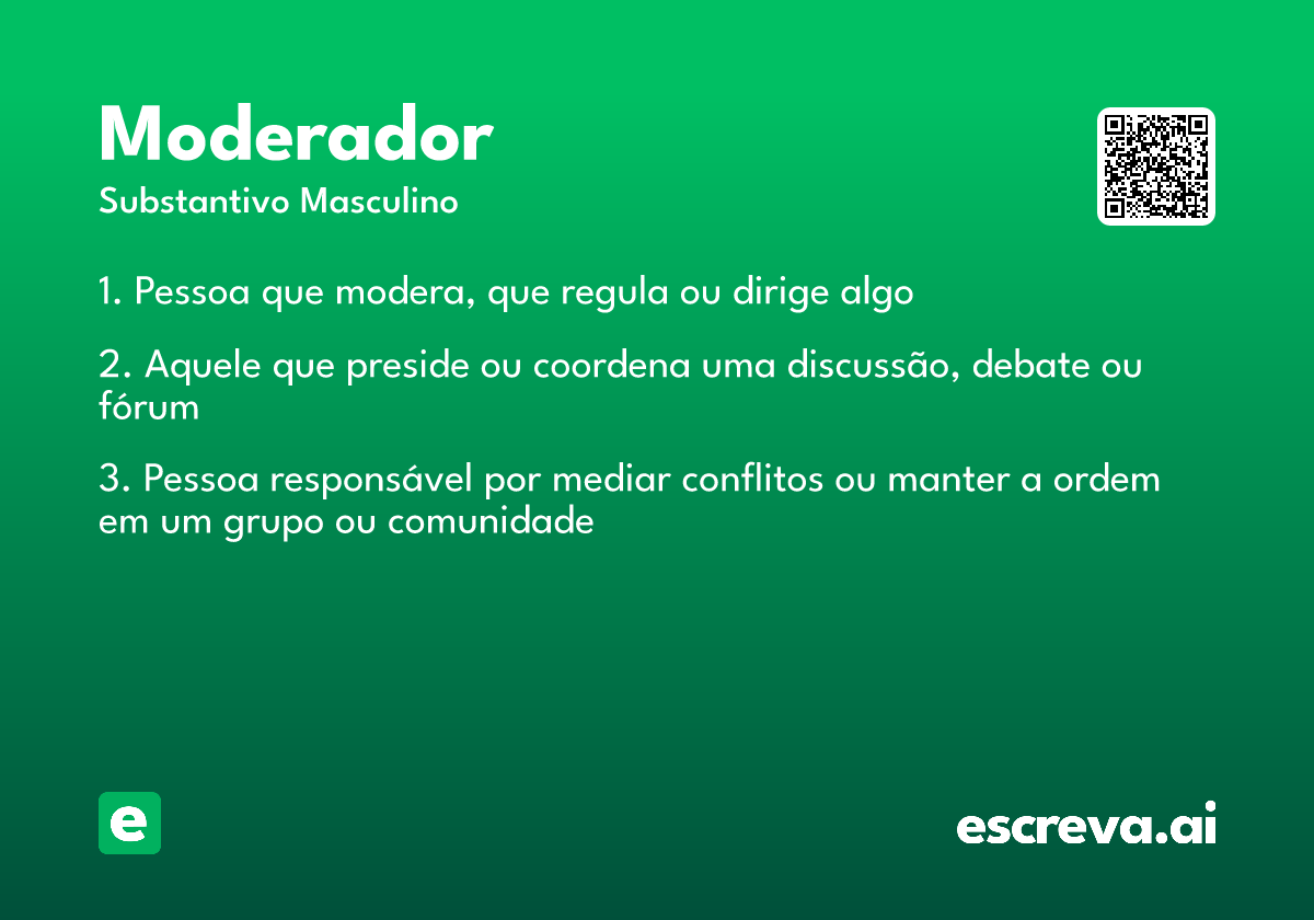 moderador