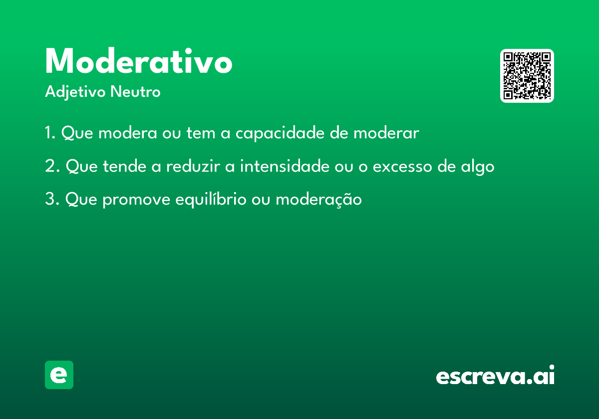 moderativo