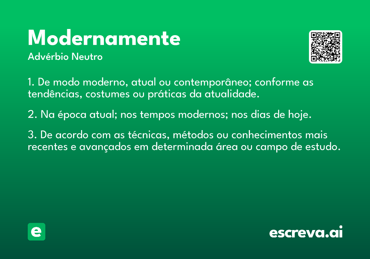 modernamente
