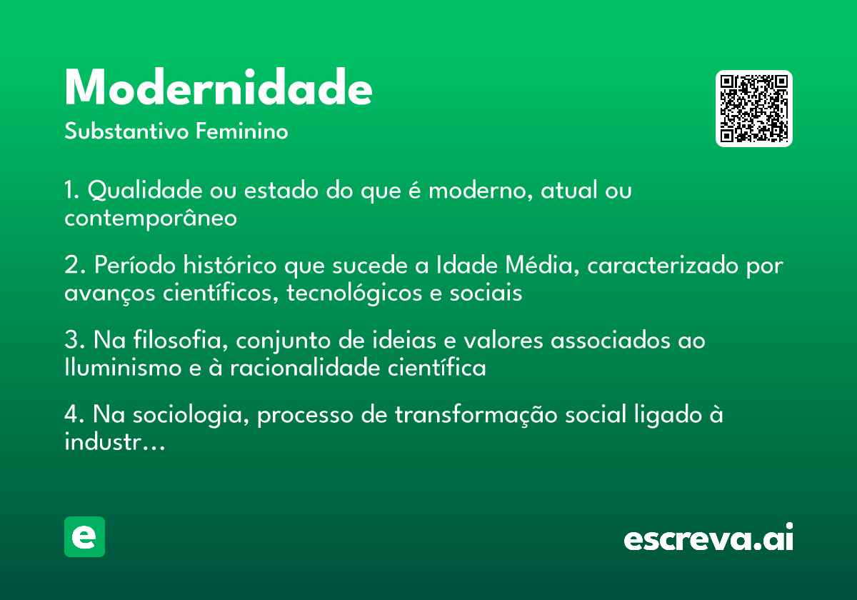 modernidade
