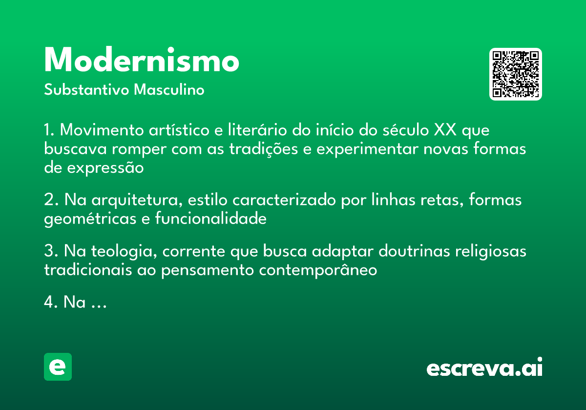 modernismo