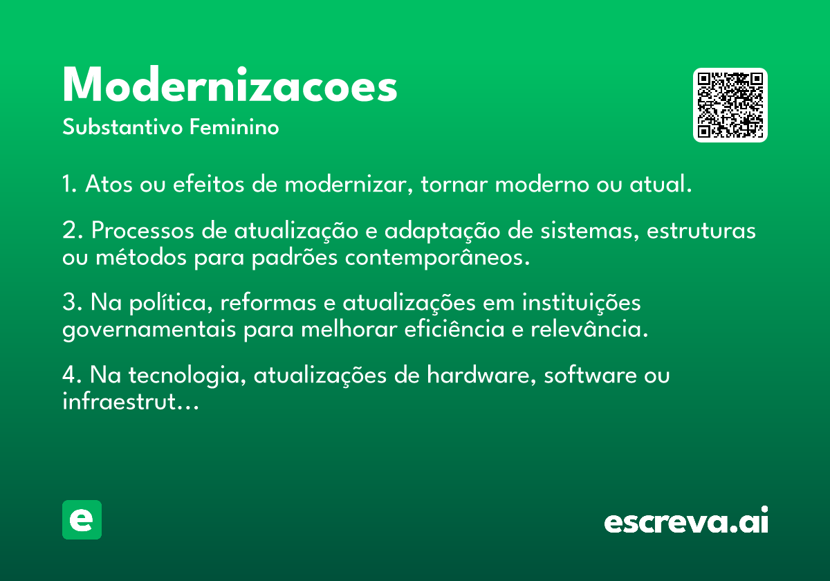 modernizacoes
