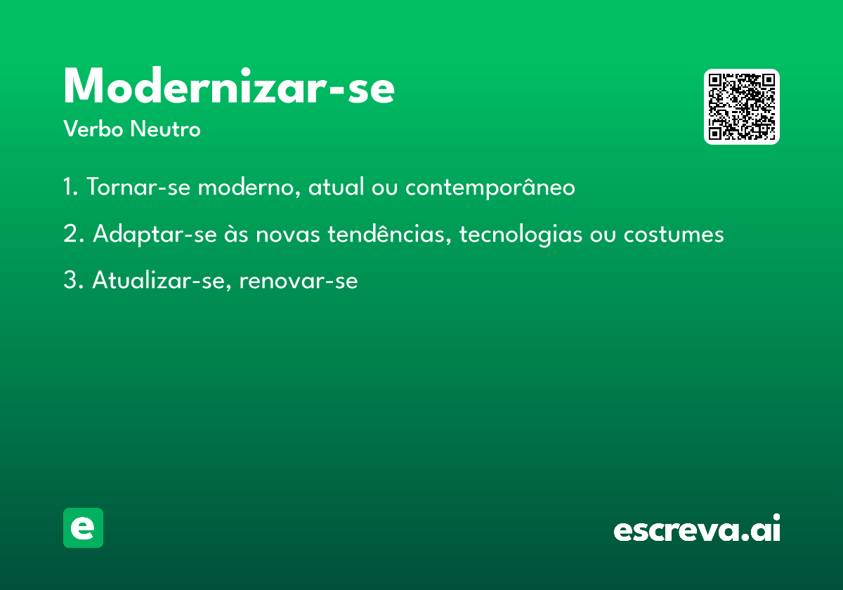 modernizar-se