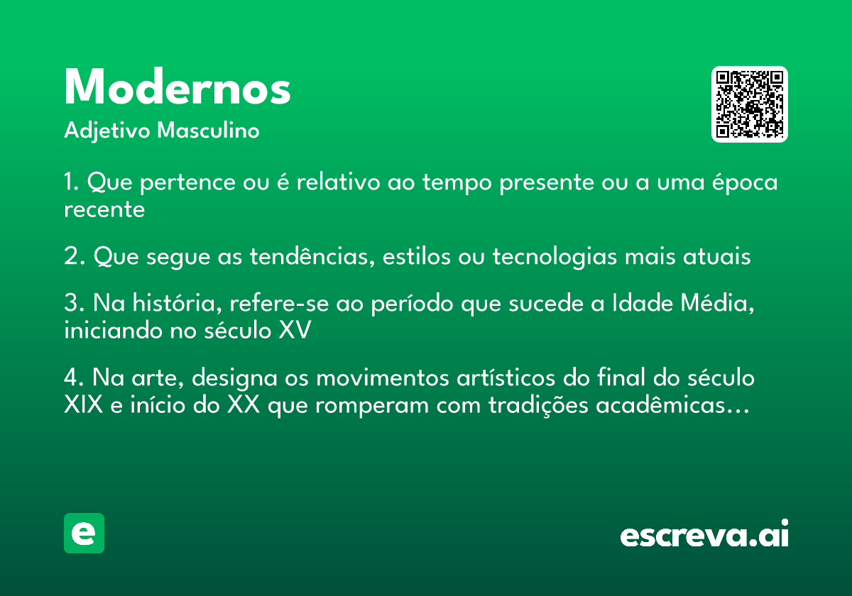 modernos