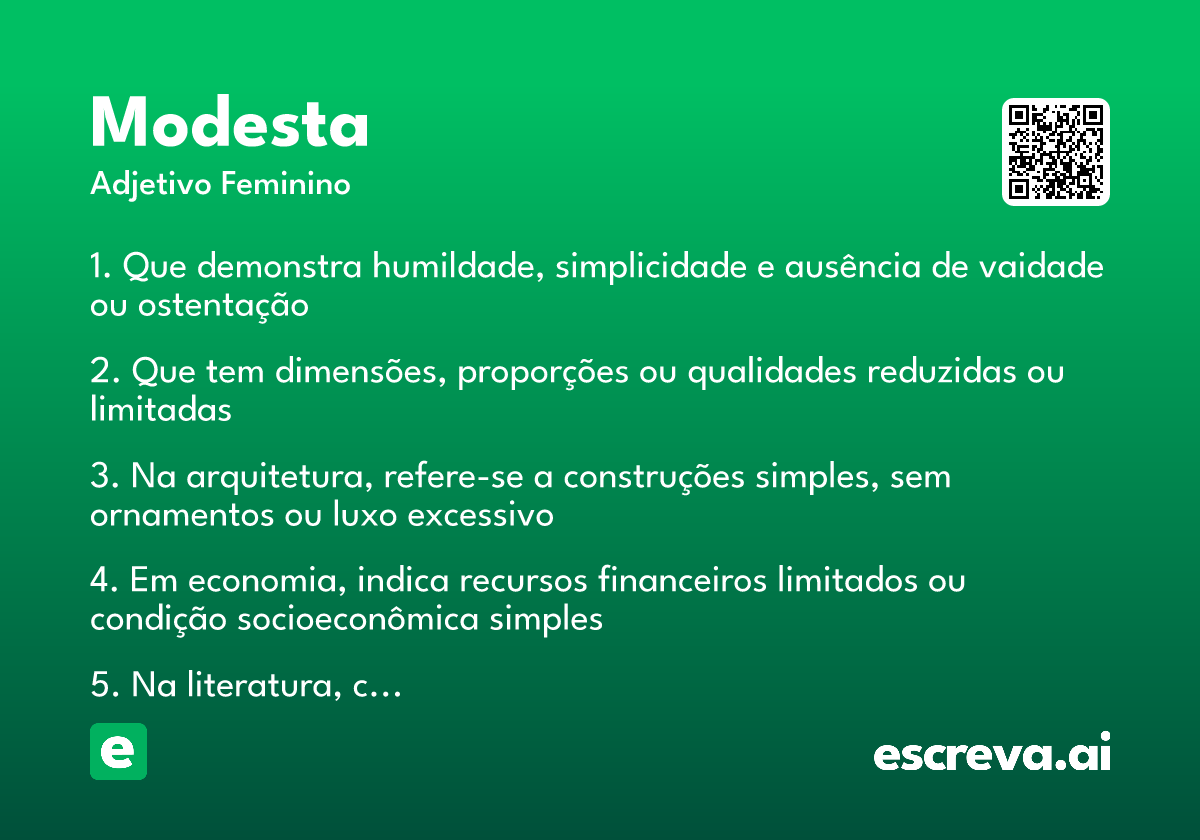 modesta