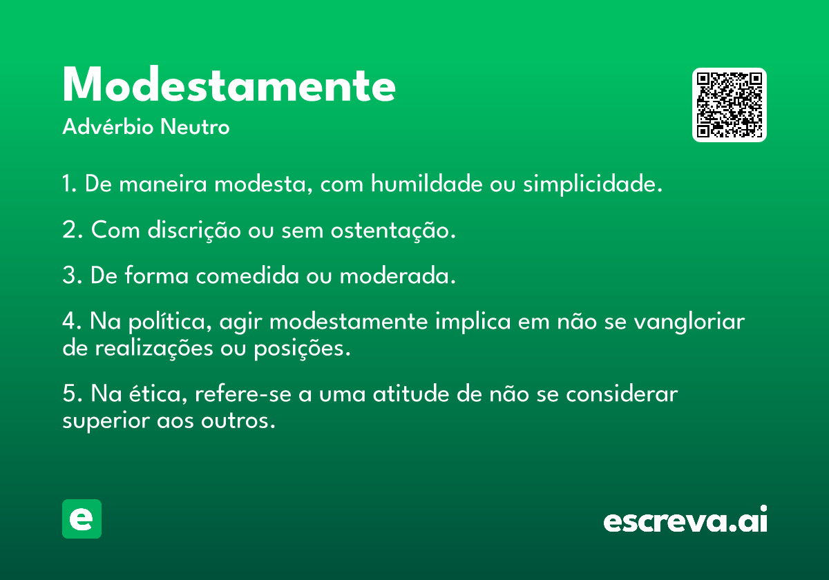 modestamente