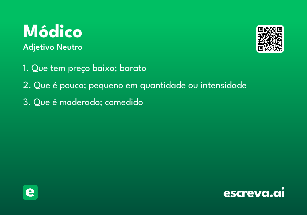 módico