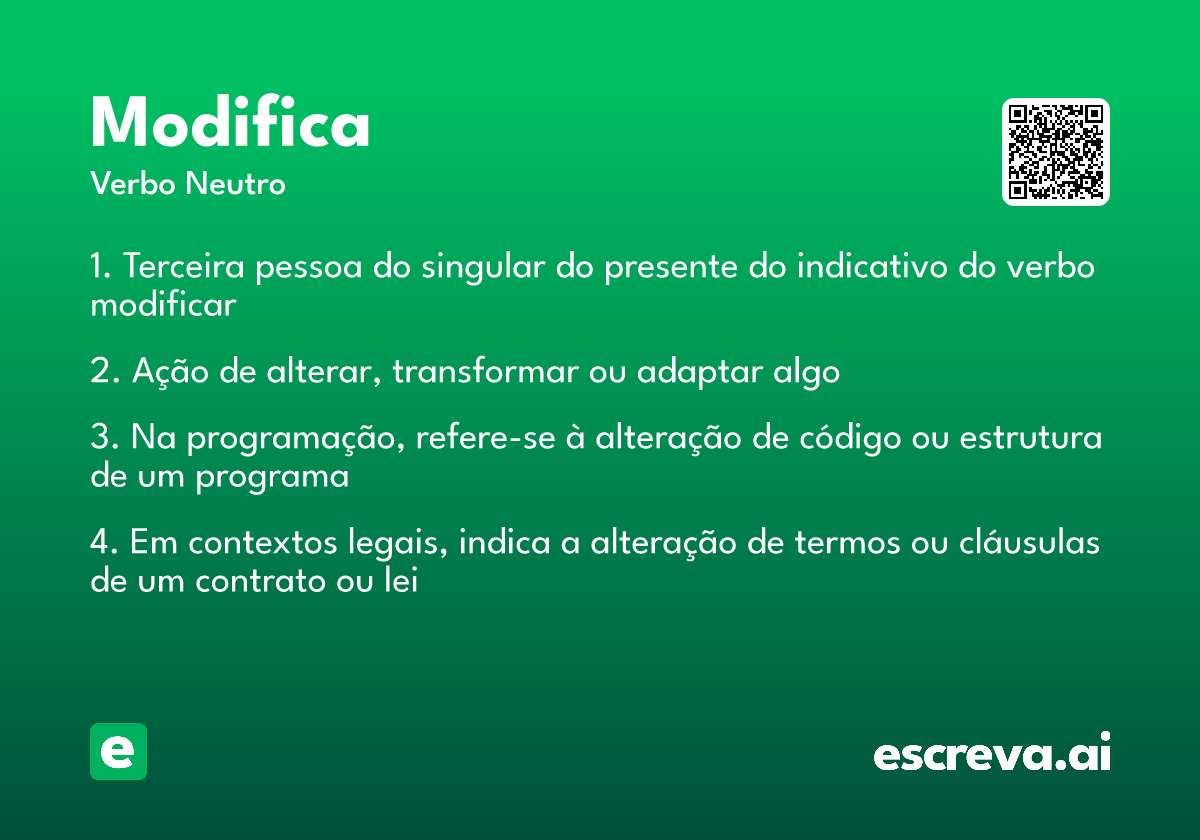 modifica