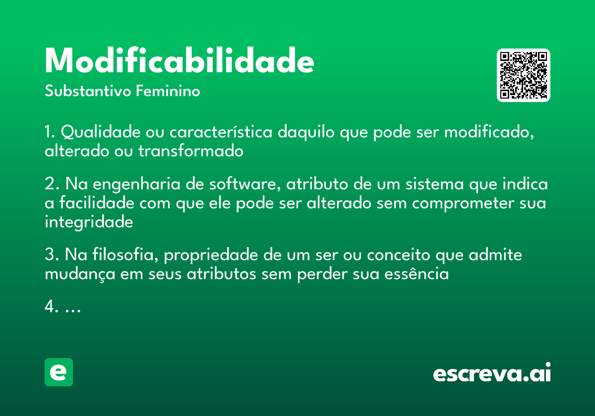 modificabilidade