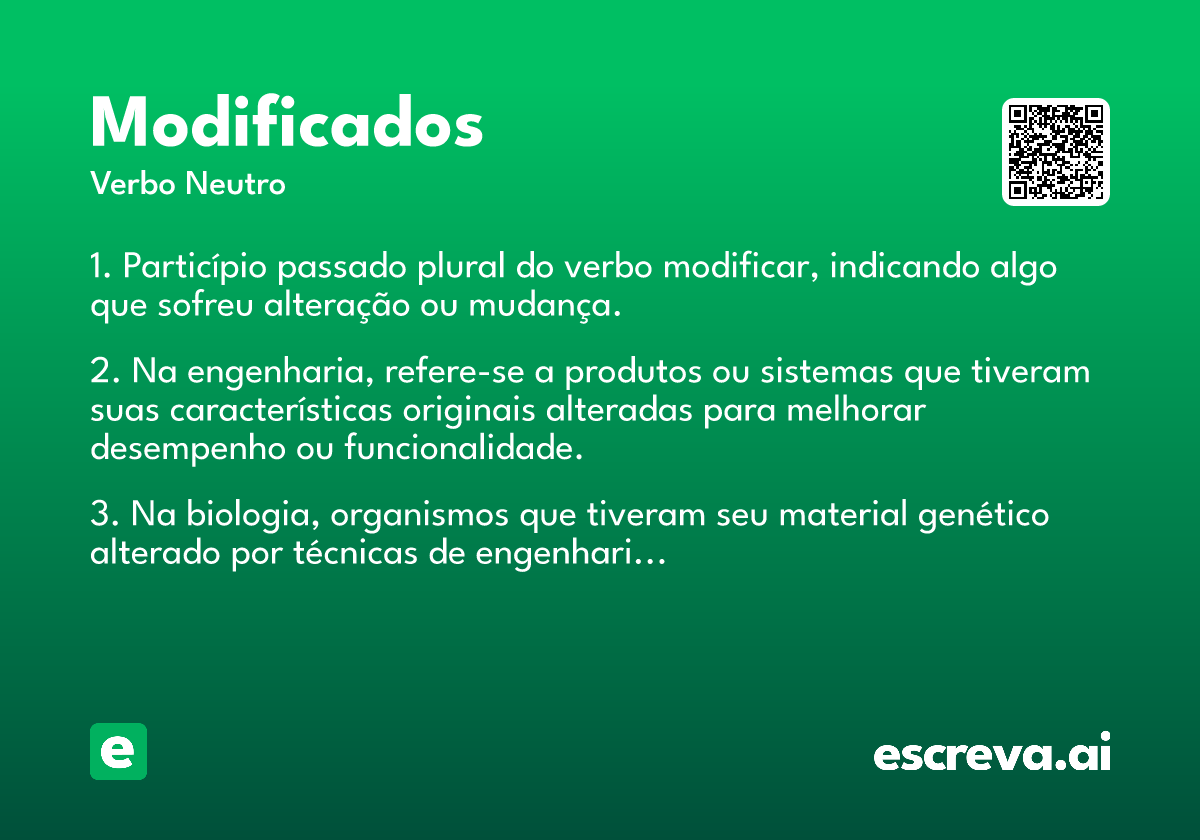 modificados